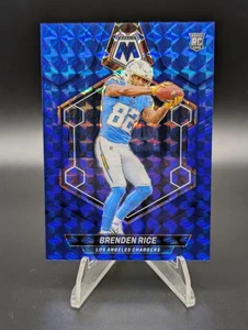 Brenden Rice 2024 Mosaic Rookie Blue Prizm Chargers RC /99 - Picture 1 of 2