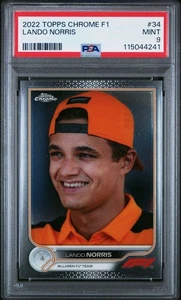 Lando Norris 2022 Topps Chrome F1 #34 PSA 9 - Bild 1 von 2