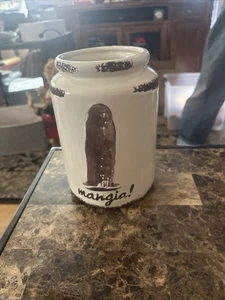 Fundamentos para el hogar Mangia Torre inclinada de Pisa Vaso de utensilios de cerámica - Imagen 1 de 6