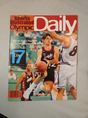Atlanta Olympic Daily 1996 John Stockton EE. UU. DEPORTES ILUSTRADOS Día # 17  Foto 1 de 4