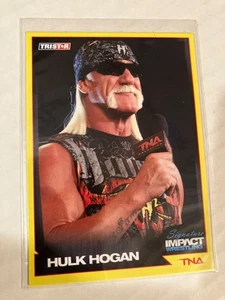 Hulk Hogan 2011 tristar yellow border parallel tna wrestling card CScan - Picture 1 of 2