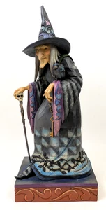 Jim Shore 24" Old Witch With Skull Cane #4014287 Huge Large 2009 Halloween Decor - Picture 1 of 13