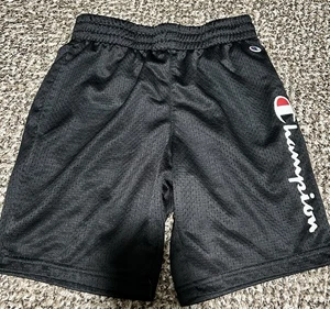 Champion Boys Black Sport Shorts Size S(8) - Picture 1 of 4