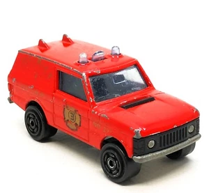 Majorette Range Rover - District 3 Fire Truck - Red 1:60 (3") Pre-Owned 001 - Picture 1 of 8