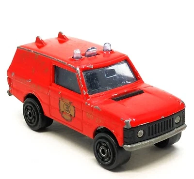 Majorette Range Rover - District 3 Fire Truck - Red 1:60 (3") Pre-Owned 001 - Image 1 of 4