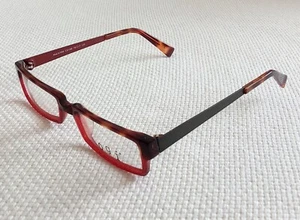 OGI Eyeglasses Tortoise to Red Fade Frames with Clear Lens 7099-266  / 50-17-135 - Picture 1 of 4