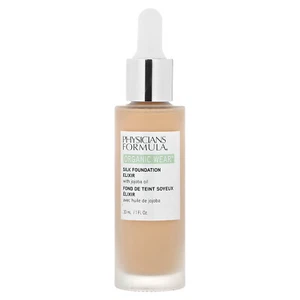 Organic Wear, Silk Foundation Elixir with Jojoba Oil, PF11062 Light, 1 fl oz (30 - Picture 1 of 4
