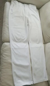 Easton Men’s Rival Baseball Pant M White Open Bottom Straight Leg - Picture 1 of 10