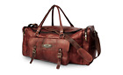 Top Selling Men Leather Duffle Bag Shoulder Handbag Travel Bag Weekend Overnight