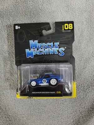 Muscle Machines 1965 SHELBY DAYTONA COUPE (BLUE) Model #8 - 1:64 Scale SERIES 2  - Image 1 of 2