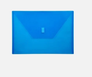 EACH Lion Design-R-Line Poly Envelope 9-3/8 x 13 Inches 1 Transparent Blue (6F) - Picture 1 of 1