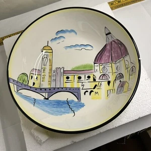 De Colección Oneida Festa Italia 12 1/4" Cuenco para Servir Gran Canal Venecia Raro NUEVO. - Imagen 1 de 5