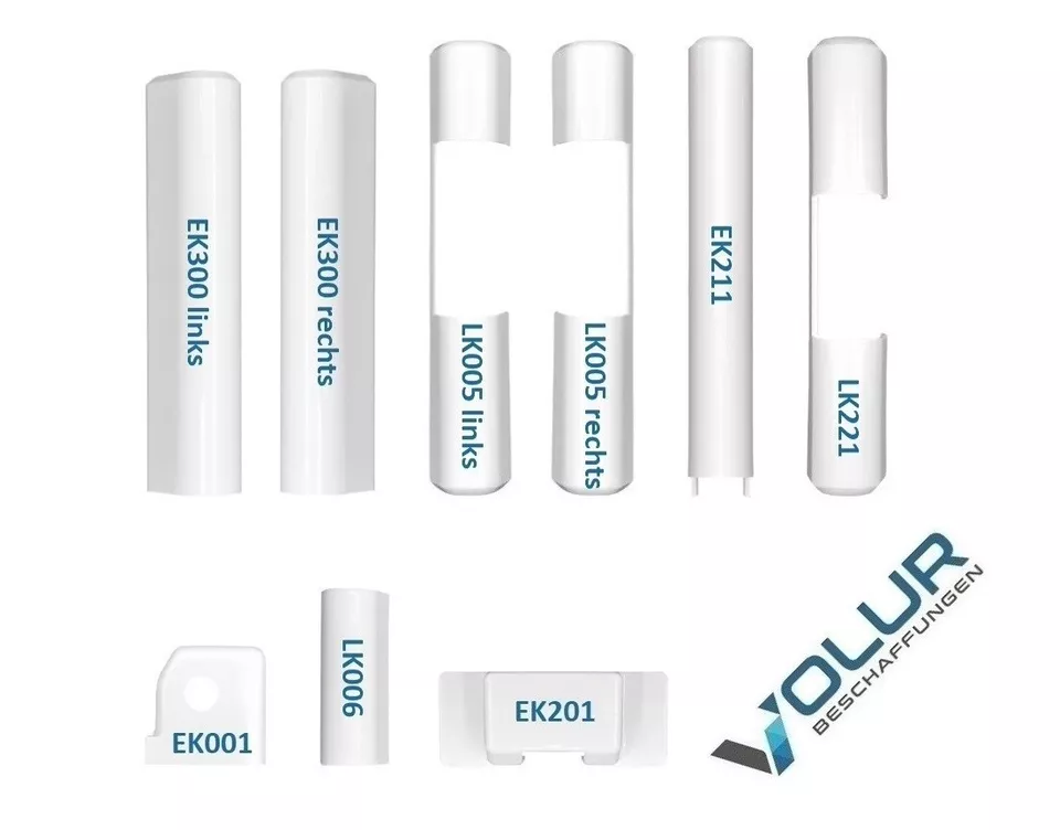 Siegenia / Aubi Abdeckkappen weiß EK001 EK201 EK211 EK300 LK005 LK006 LK221 - Bild 1 von 1