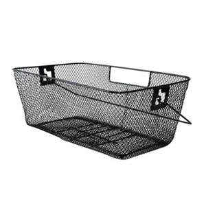 Winora 10032 Hinterradkorb für Schultasche 46x27x18cm, engmaschig, schwarz - Bild 1 von 1