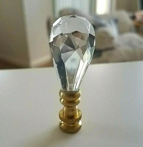 BOGO!! LAMPADA LAMPADA ELETTRICA GOCCIA A STRAPPO SFACCETTATA PARALUME FINITURA (NUOVA) - Foto 1 di 2