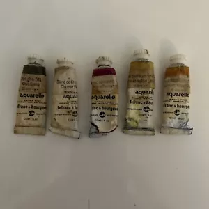 Vintage Lefranc & Bourgeois Artist Water Color Professional Aquarelle Soft Open - Picture 1 of 4