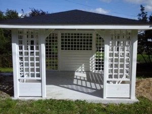 Holzpavillon Gartenpavillon Veranda Pavillon 300x300 350x350 LIPNIZA - Bild 1 von 7