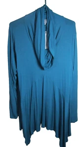 Joseph A. nuevo con etiquetas Top túnica cuello capucha verde para mujer talla 1X - Imagen 1 de 5