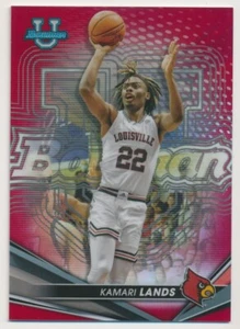 KAMARI LANDS #77 2022-23 Bowman University Best RED REFRACTOR RC 9/10 LOUISVILLE - Picture 1 of 2