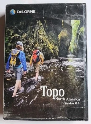 DeLorme Topo North America Version 10.0 Windows 7/Vista/XP 7 Discs 2013 - Image 1 of 4