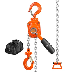 VEVOR Mini Paranco a Catena G80 Manuale Carico Max.0,5T Forza 260N Altezza 2,8 m - Imagen 1 de 12