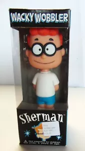 Funko - Wacky Wobbler - SHERMAN - Bobblehead - Bobble Head - ROCKY & BULLWINK - Picture 1 of 2