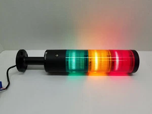Telemecanique Tower Stack Light Set w/ Type XVD-C21 R,Y,G 70mm Lights & Base - Picture 1 of 9