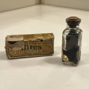 Hires Rootbeer 1929 Sample Glass Bottle Household Extract Formula Salesman - Picture 1 of 5