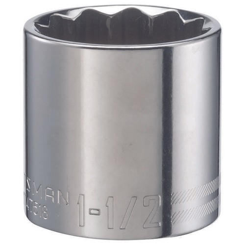 Wright Werkzeug Stecknuss 34 Mm – 3/4 Zoll Antrieb, 12-Kant, Metrisch, Für Extra Halt Und Kraft