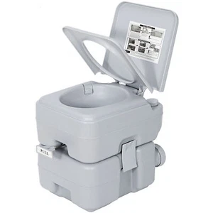 20L Portable Outdoor Camping Toilet Flush Travel Vehicle Potty Indoor Garden - Picture 1 of 12