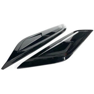 HAWKE GLOSS BLACK BONNET VENT ULTIMATE STYLING fits DEFENDER 90 L663 - Picture 1 of 6