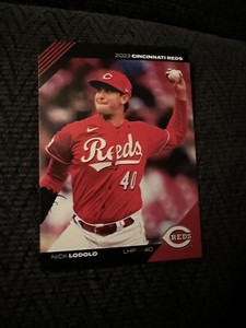 2023 Kahns Baseball Trading Card Cincinnati Reds Team Issued Nick Lodolo