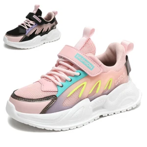 Kids Trainers Girls Trainers Walking Running Shoes for Outdoor School Casual - Picture 1 of 17