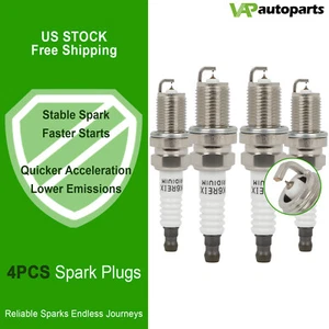 4x Iridium & Platinum Spark Plugs For 1991-1996 INFINITI G20 2.0L l4 - Picture 1 of 8
