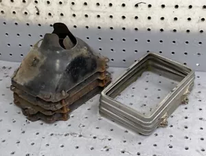 gm 4x6 headlight buckets with stainless trim rings - Picture 1 of 1