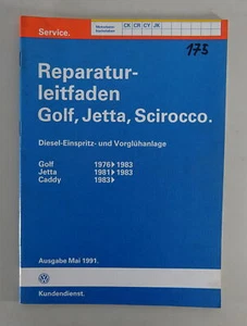 Manual de Taller VW Golf I Jetta I Caddy Tipo 14D 1,5l 1,6l Motor Diesel 05/1991 - Imagen 1 de 1