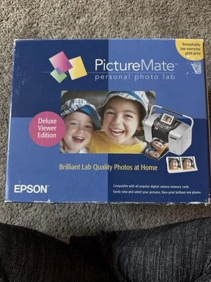 Epson PictureMate Personal Photo Lab Printer With Original Manuals And Software - Image 1 of 2
