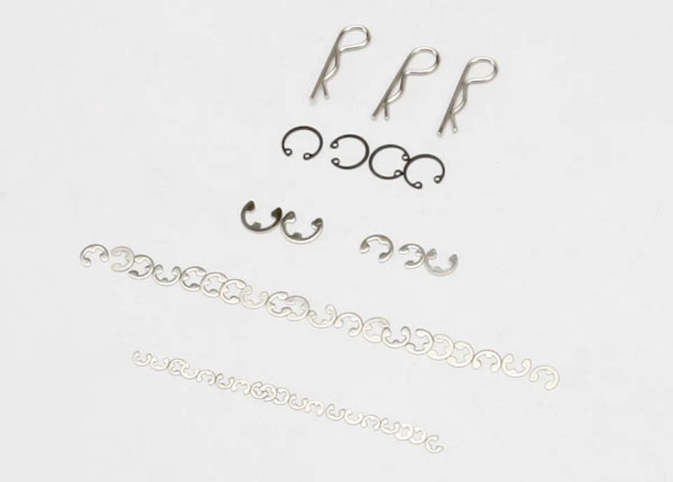 Traxxas 1633 -  E-Clips, C-Rings & Snap R Ring Set (50+) - Image 1 of 1