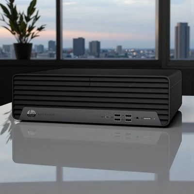 HP EliteDesk G6 8-Core i7 10700 16GB 512GB NVMe SSD WiFi 800 SFF Windows 11 Pro - Image 1 of 4