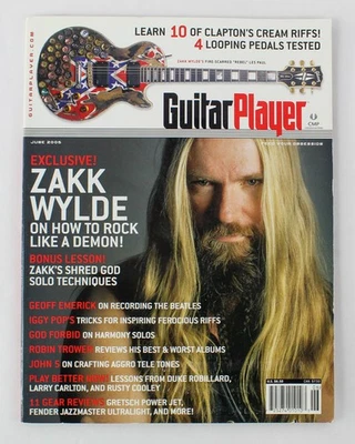 Magazine Guitar Player June 2006 Vol 40 No 6 Newbay Media Zakk Wylde - Image 1 of 4