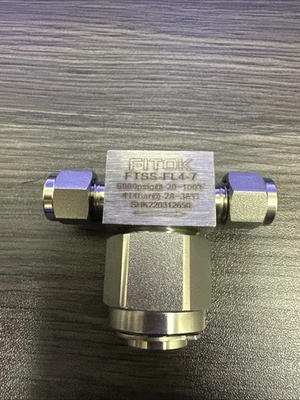 FITOK 1/4 FILTER VALVE FTSS-FL4-7 SWAGELOK REF SS-4TF-7 - Image 1 of 4