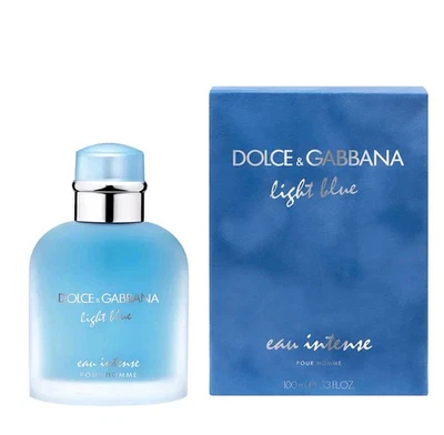 DOLCE&GABBANA Dolce & Gabbana Light Blue Eau Intense Edp 100ml Spray Men's. Discontinued&Rare