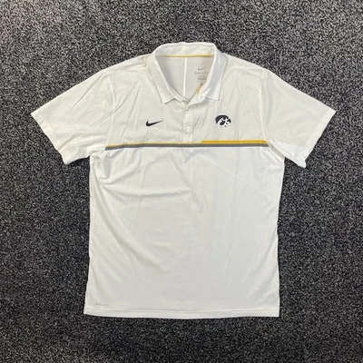 Iowa Hawkeyes Nike Dri-Fit Polo Shirt Mens XL Vented Golf Casual Short Sleeve - Image 1 of 4