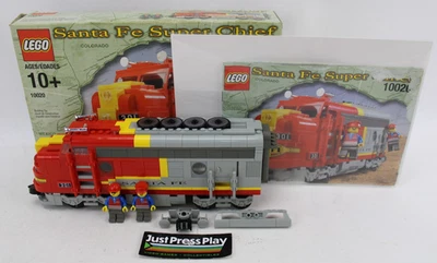 Lego Eisenbahn 10020 Santa Fe Super Chief mit beiden Minifiguren, Anleitung & Box nicht mehr im Handel erhältlich - Bild 1 von 4