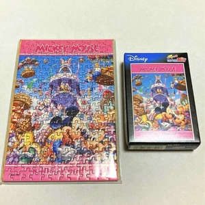 Disney Mickey Mouse 204-Pc Jigsaw Puzzle Retro 10x14.7cm Used tt1 - Picture 1 of 9