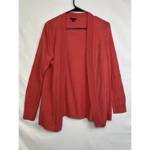 Talbots Damengröße Large rosa vorne offen Strick Langarm Cardigan Pullover - Bild 1 von 8
