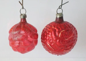 Antiguo árbol de plumas de Navidad alemán adornos Putz vacaciones vidrio de mercurio - Imagen 1 de 1