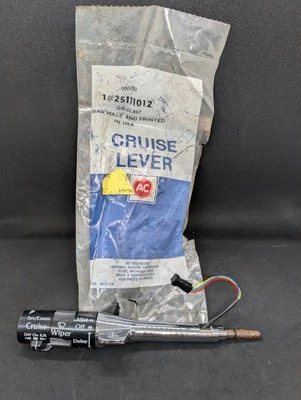 NOS 1993 GRAND PRIX CUTLASS CIERA W/ PULSE CRUISE WIPER TURN SIGNAL SWITCH LEVER - Image 1 of 4