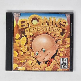 Bonk's Adventure (TurboGrafx-16) Complete CIB w/ Manual - Authentic & Tested