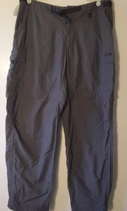Pantalones de senderismo REI Co-op Sahara gris convertibles con cremallera para mujer talla grande 12 pequeños - Imagen 1 de 10